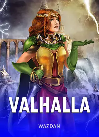 ปกเกมสล็อต Valhalla ค่าย Wazdan นักรบหญิงเทพนอร์สกลางสายฟ้า ในหน้านี้